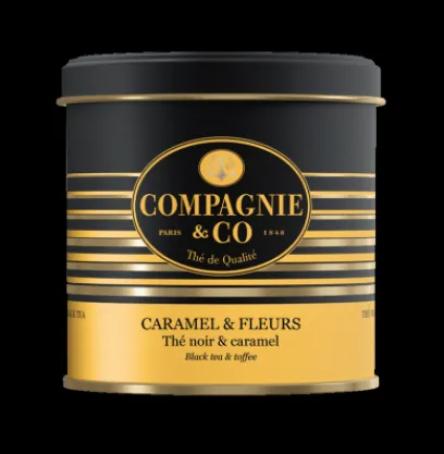 Thés Gourmands | Thés Noirs | Compagnie & Co Caramel & Fleurs