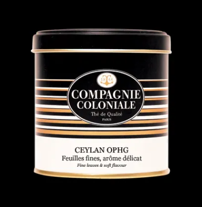 Coffrets De Thés | Thés Gourmands | Compagnie & Co Coffret Ceylan OPHG & Ceylan Vanille