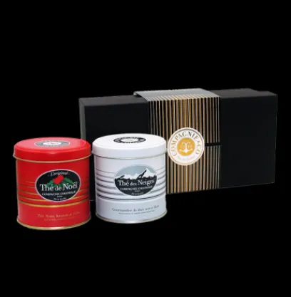 Coffrets De Thés | Thés Gourmands | Compagnie & Co Coffret luxe Thé de Noël®, Thés des Neiges®