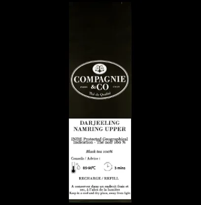 Thés Nature | Thés Noirs | Compagnie & Co Darjeeling Namring Upper