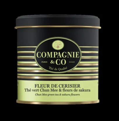 Thés Verts | Thés Minceur | Compagnie & Co Fleur de cerisier