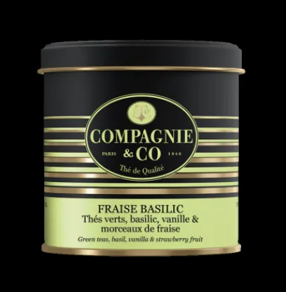 Thés Glacés | Thés Gourmands | Compagnie & Co Fraise Basilic