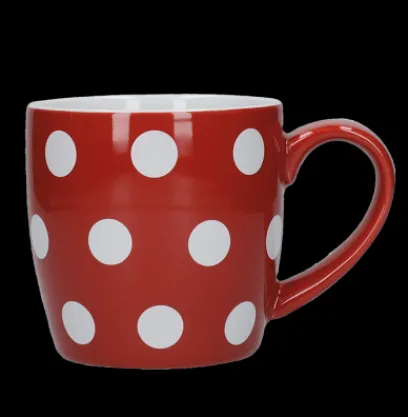 Autour Du Thé | Compagnie & Co Mug Rouge pois blancs