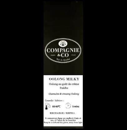 Thés Oolong | Thés Verts | Compagnie & Co Oolong Milky