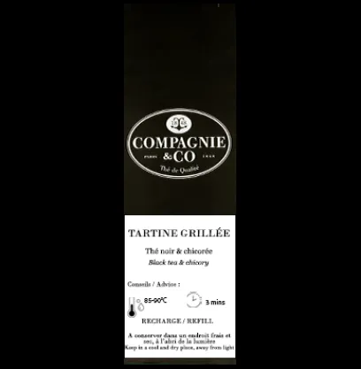 Thés Gourmands | Thés Noirs | Compagnie & Co Tartine Grillée