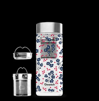 Autour Du Thé | Compagnie & Co Théière Nomade Inox Iso Hanami Bleue